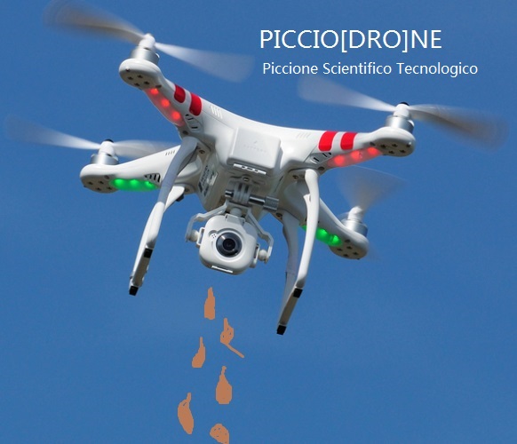 Parco Scientifico Tecnologico inaugura la nuova sede provvisoria e presenta PICCIO[DRO]NE il drone che caga come un piccione!