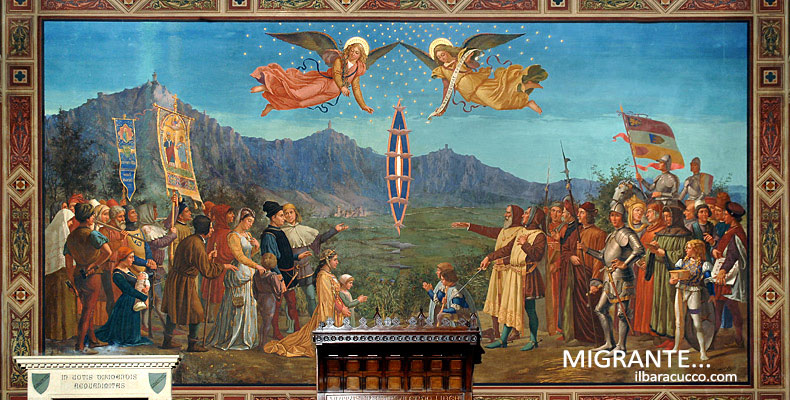 Corteo anti profughi sul Titano. Marino scappa e dice di voler tornare ad Arbe (Croazia), la Repubblica cerca un nuovo&nbsp;patrono