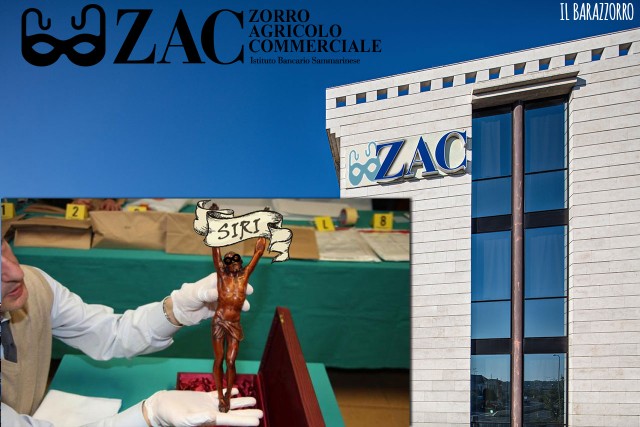 Ritrovato il pupazzetto di Zorro nella cassetta di sicurezza di una banca sammarinese!