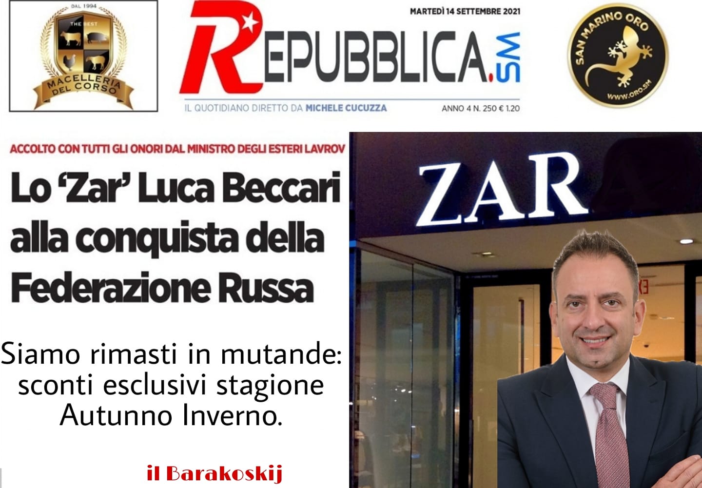 Beccari in Russia: scoppia la #zarbeccari mania!
